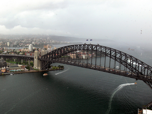 The iconic Sydney Harbour Bridge