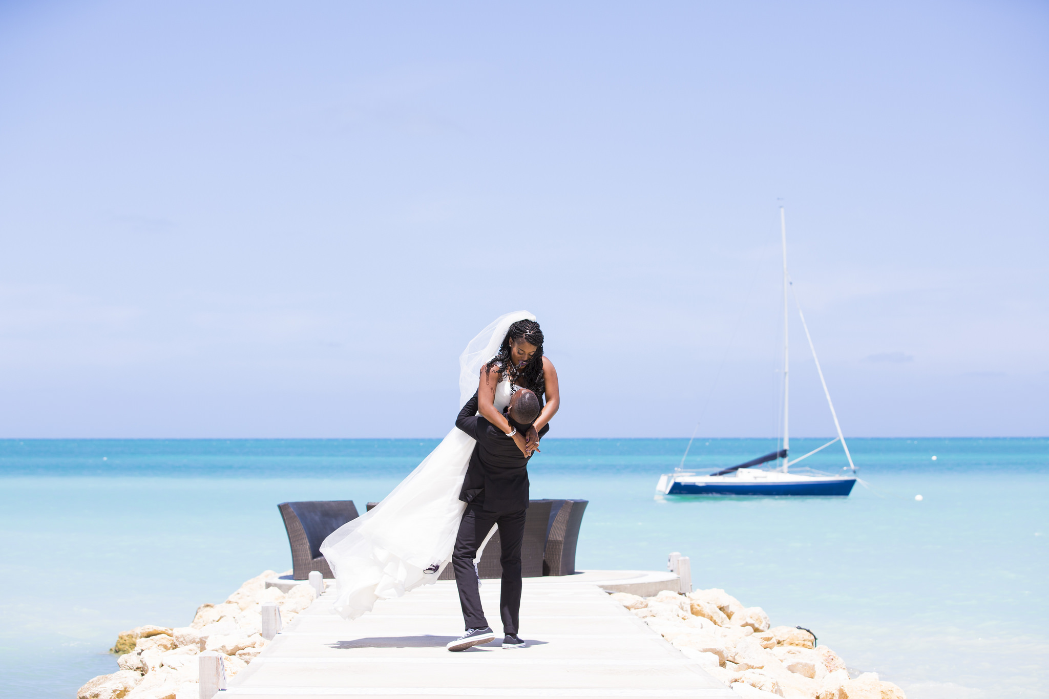 Beach wedding in Aruba