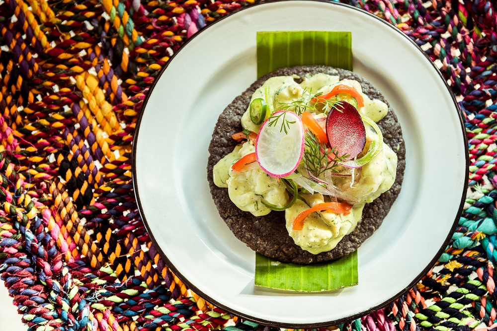 Andaz Mayakoba Olla Ceviche Tuna Tostada