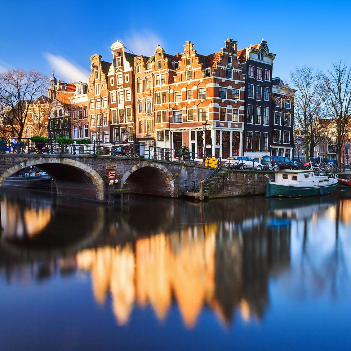 Views of Amsterdam’s canals and riverways