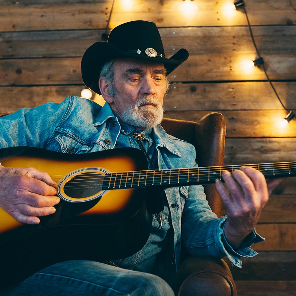 Man playing music in Austin, Texas