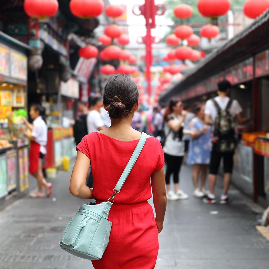 Hutong Street shopping in Beijing