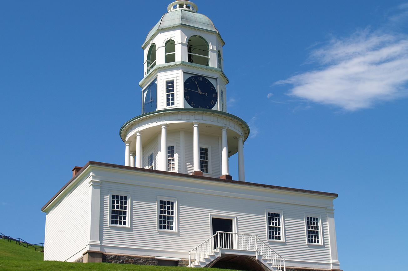 The Old Town Clock a famous harbor clock tower in Halifax