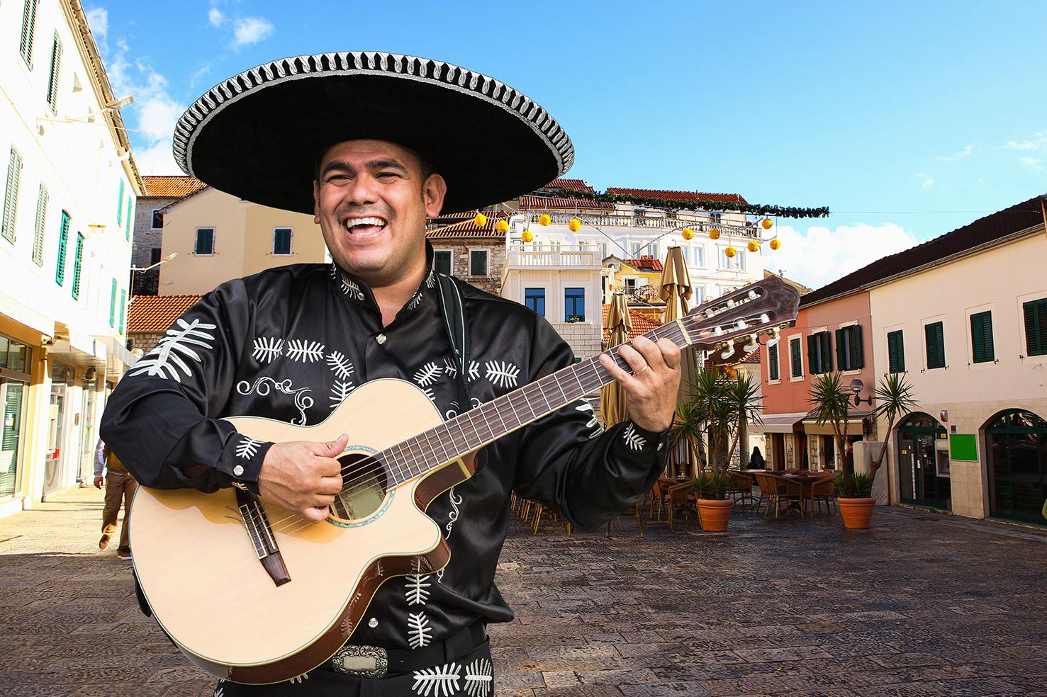 Mariachi player in Los Cabos Mexico