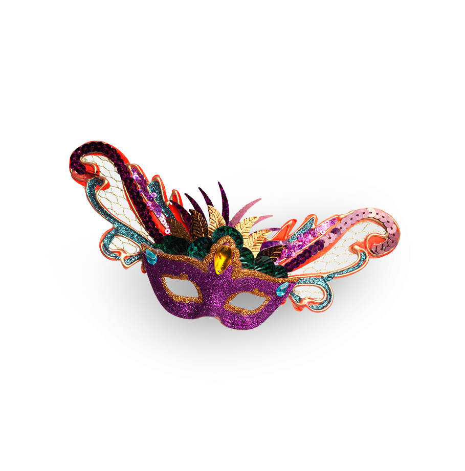 Masquerade mask from Mardi Gras in Louisiana