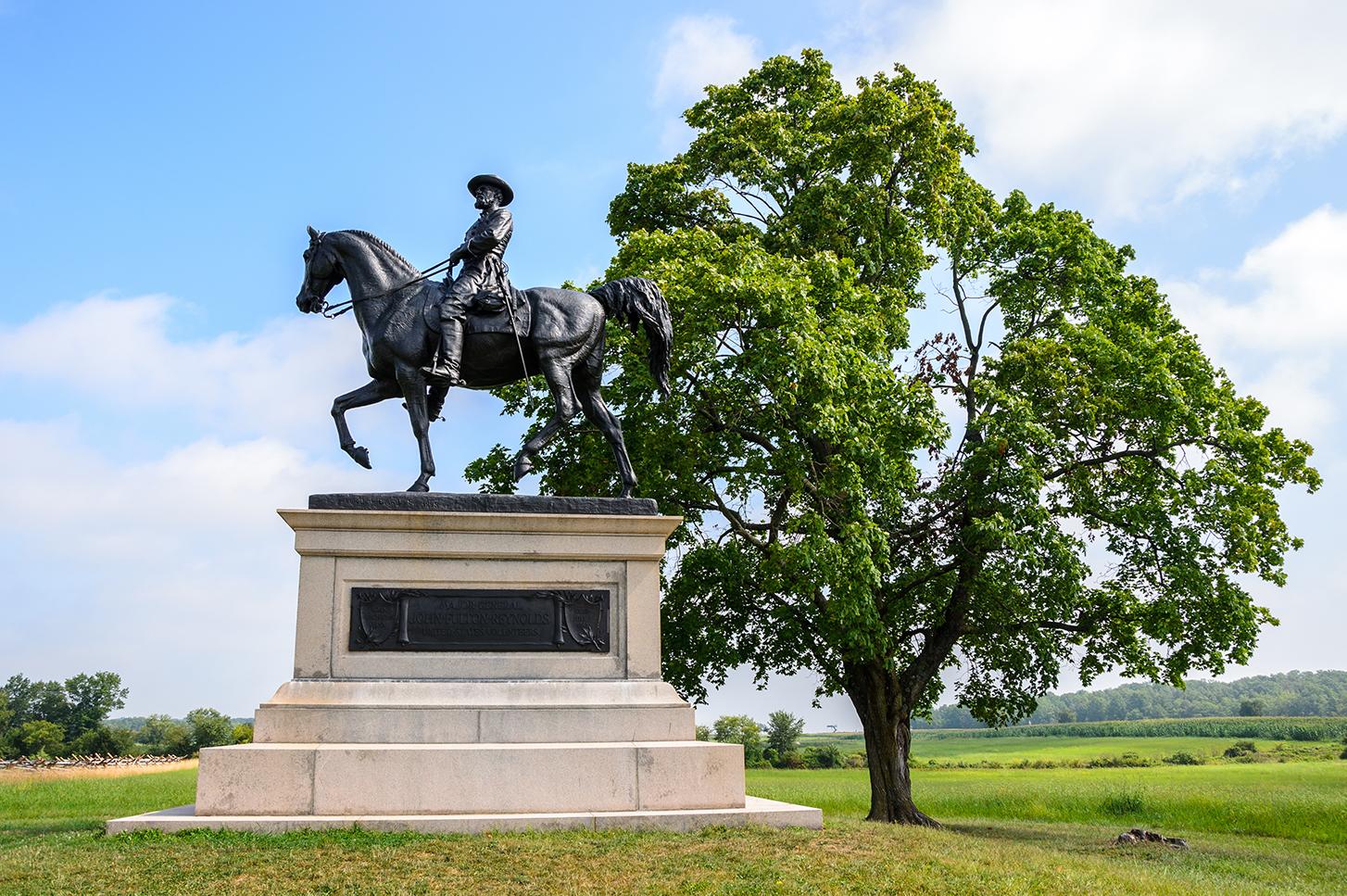 Statue of General F Reynolds in Pennsylvania