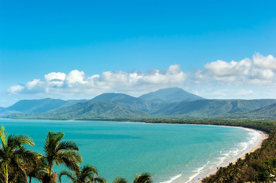 Coastal views of Australia from Port Douglas