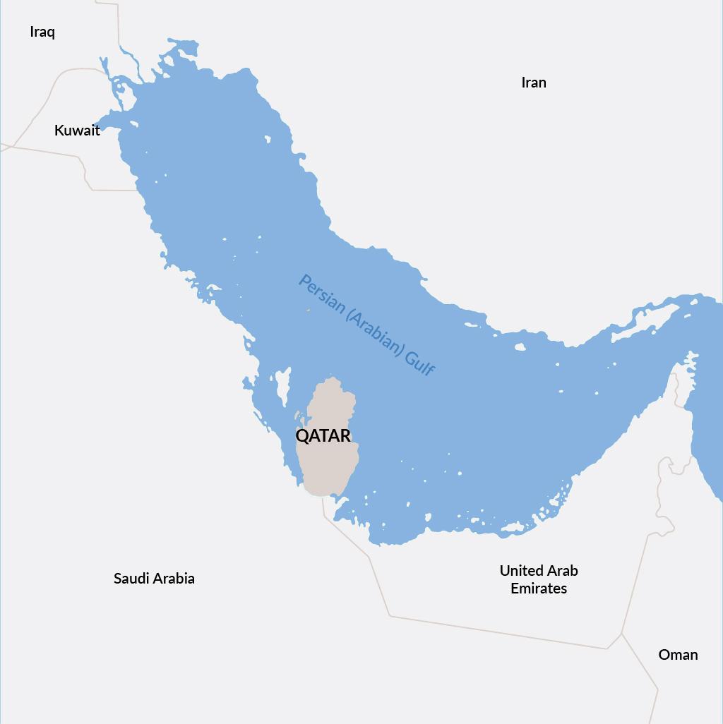 Qatar vacations map