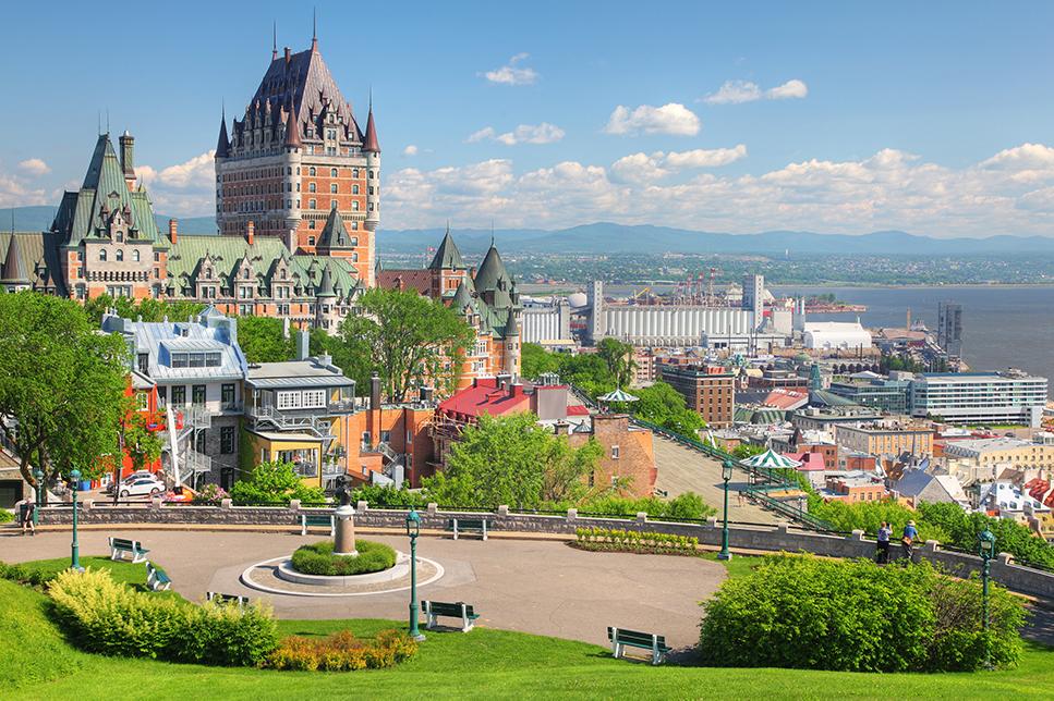 Explore old architecture in Quebec City