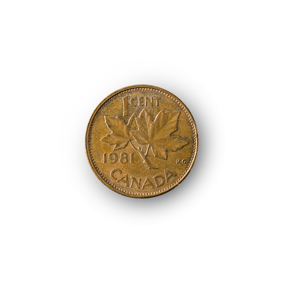 Canadian coin from Quebec City