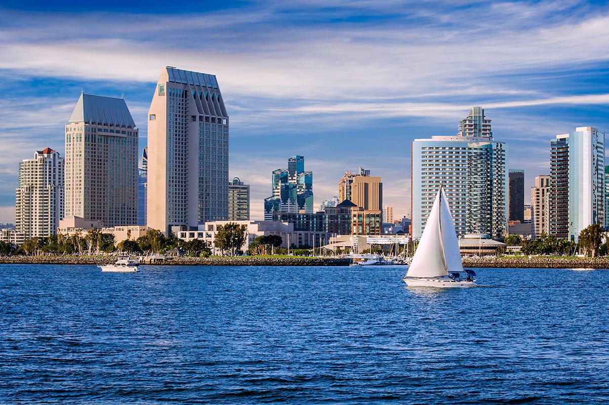 Views of San Diego’s coastline