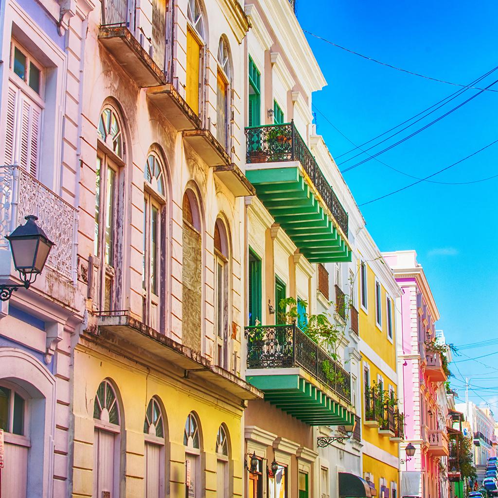 San Juan’s colorful buildings