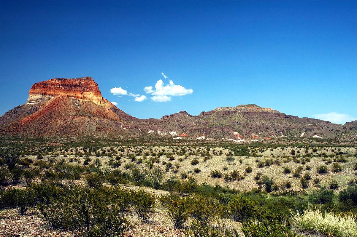 Expansive desert landscapes in Texas