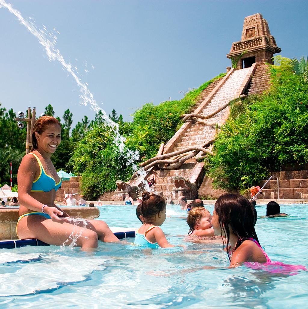 Experience water parks at Disney’s resorts