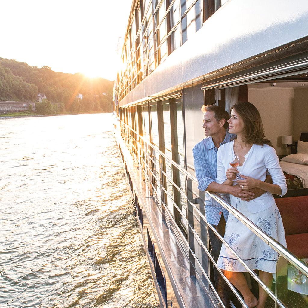 Enjoy the view of the new lands you’ll soon explore aboard an Avalon Waterways Cruise