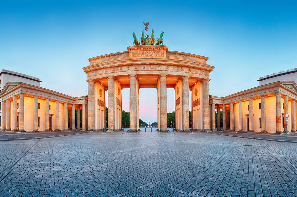 The Brandenburg Gate in Berlin, Germany