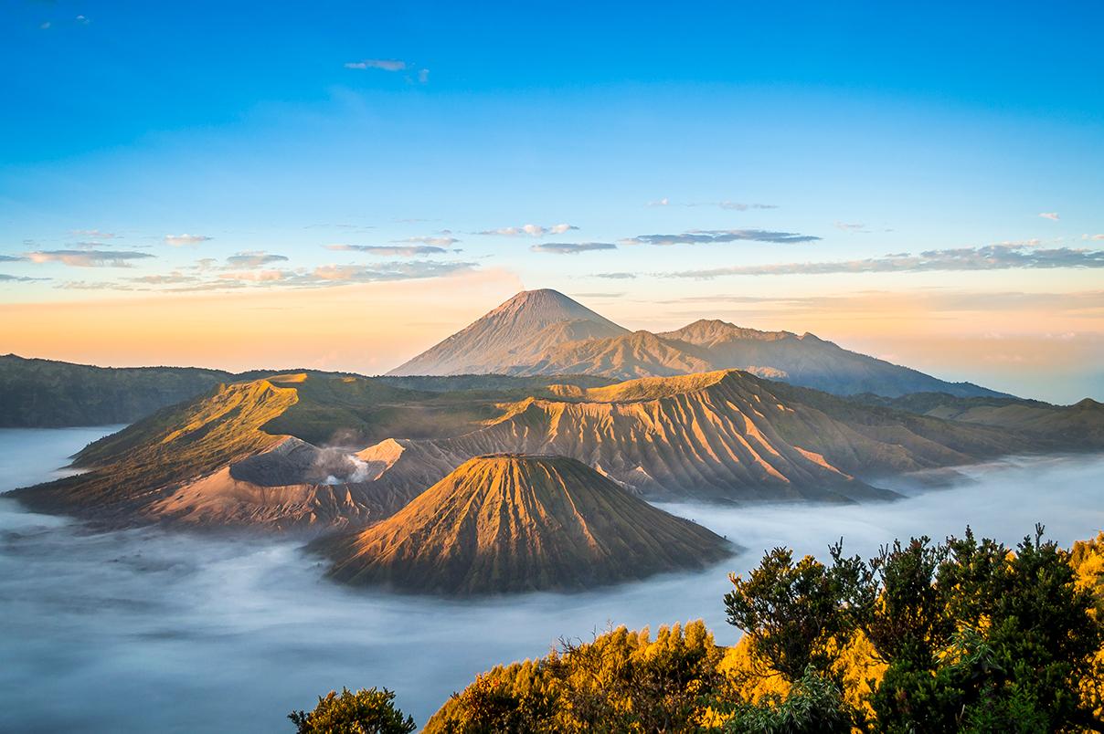 Stunning mountain views in Indonesia