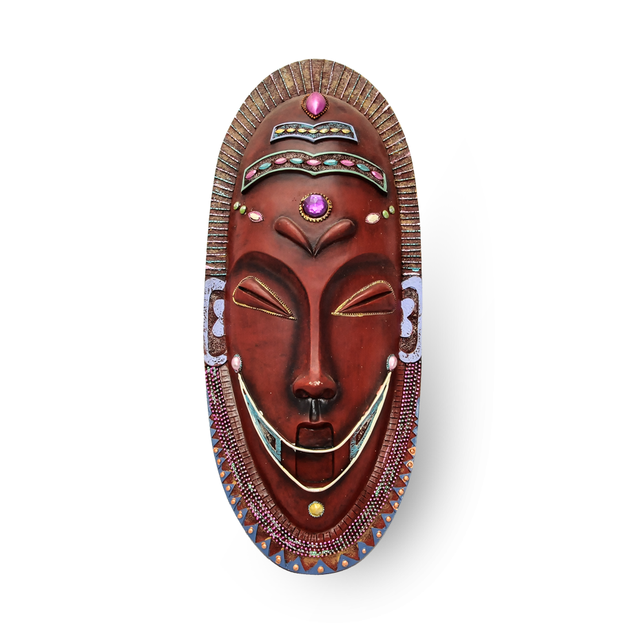 Traditional African mask in Tanzania