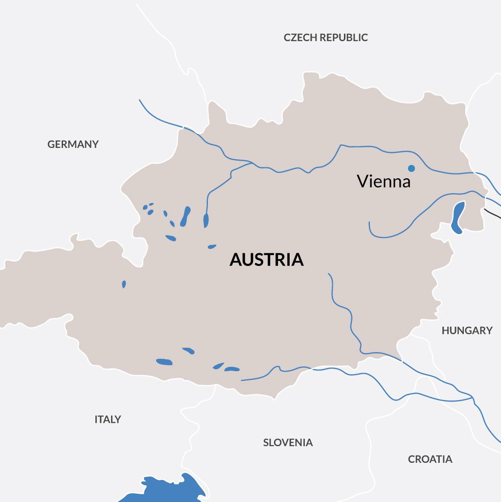 Vienna vacations map